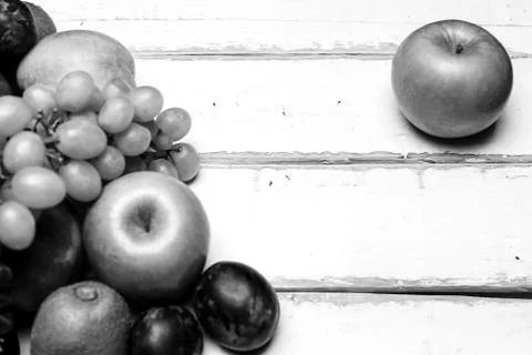 The fruit on the table Stock Photos