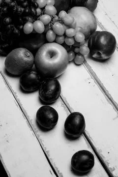 The fruit on the table Stock Photos