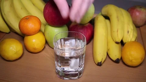 Fruit Tablet Vitamins Stock Footage 71642302