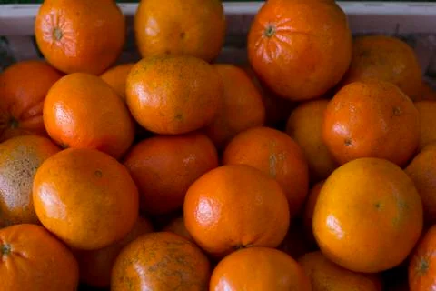 Fruit tangerines Stock Photos