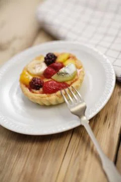 Fruit tart Stock Photos