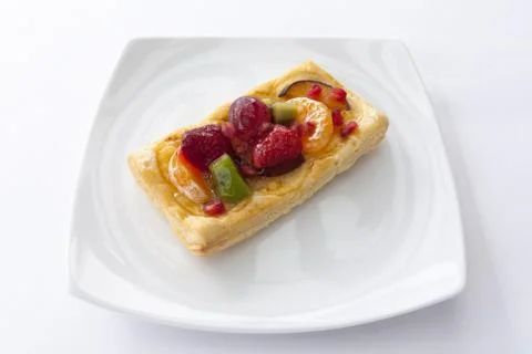 Fruit tart Stock Photos
