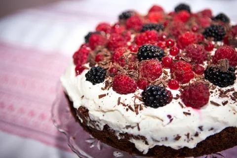 Fruit tart Stock Photos