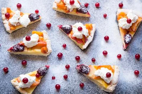 Fruit tart Stock Photos