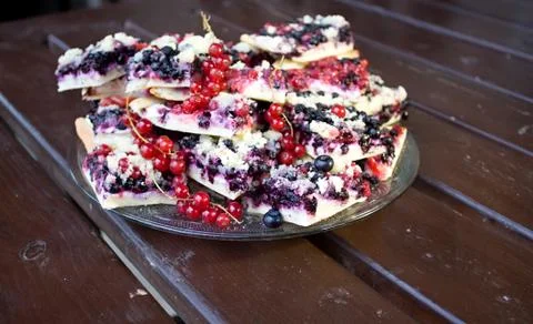 Fruit tart Stock Photos