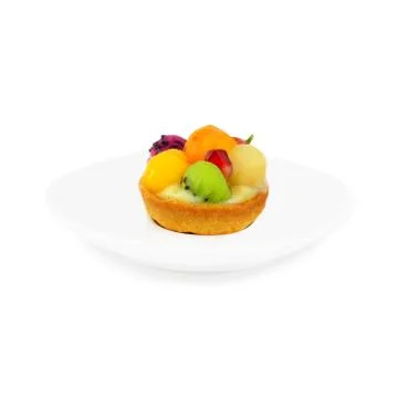 Fruit tartlets Stock Photos