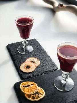 Fruit tea, compote 写真素材