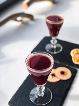 Fruit tea, compote Stock Photos