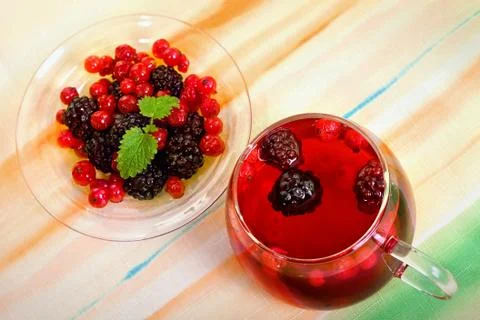 Fruit tea Stock Photos