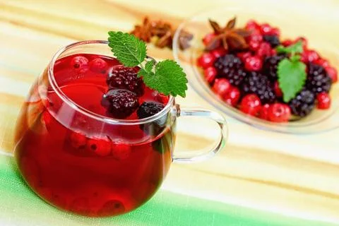 Fruit tea Stock Photos