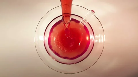 Fruit tea - top view Stock Footage 57724670