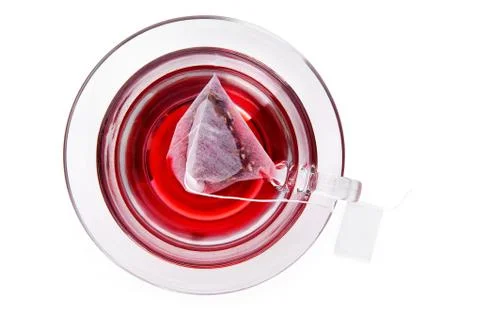 Fruit tea, top view. Stock Photos