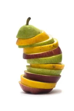 Fruit Tower Stock Photos