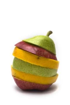 Fruit Tower Stock Photos