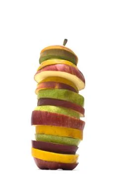 Fruit Tower Stock Photos