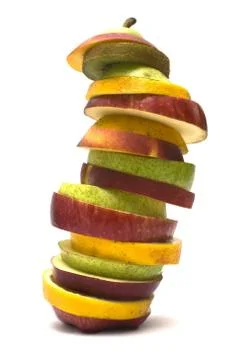 Fruit Tower Stock Photos