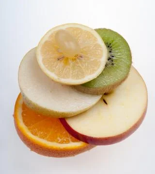 Fruit tower Stock Photos