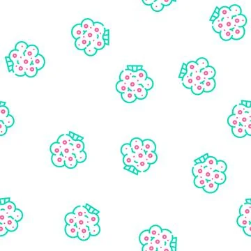 Fruit tree color icon vector flat illustration Stock Illustration