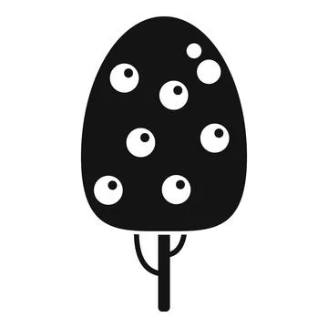Fruit tree icon simple vector. Agriculture farm Stock Illustration