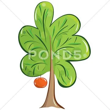 Fruit tree Stock Illustration