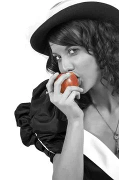 Fruit From The Tree Of Knowledge, Black and White Stock Photos