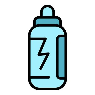 Fruit vape liquid icon vector flat Stock Illustration