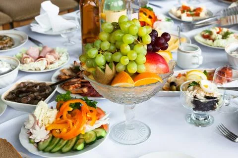 Fruit in a vase Stock Photos