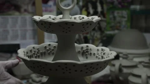 Fruit vase rotation Video stock 130526415