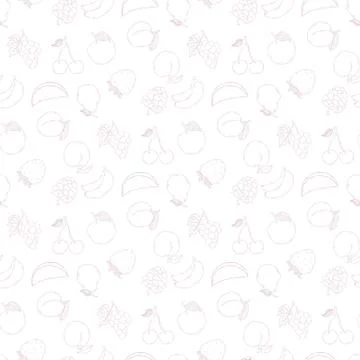 Fruit vector background Stock Illustration