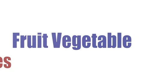 Fruit Vegetable Animated Tag Cloud On White Background Stock Footage 103563241