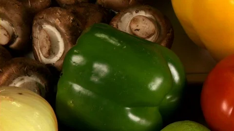 Fruit Vegetable Zoom  Video stock 523157