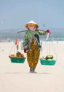 Fruit vendor Stock Photos