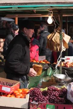 Fruit Vendor Stock Photos