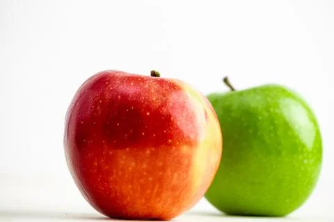 Fruit on white background Stock Photos
