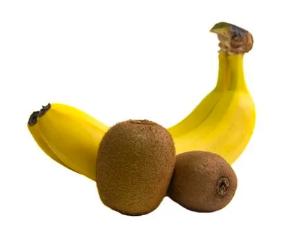 Fruit on white Stock Photos