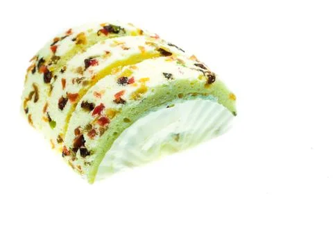 Fruit yam roll Stock Photos