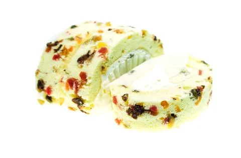 Fruit yam roll Stock Photos