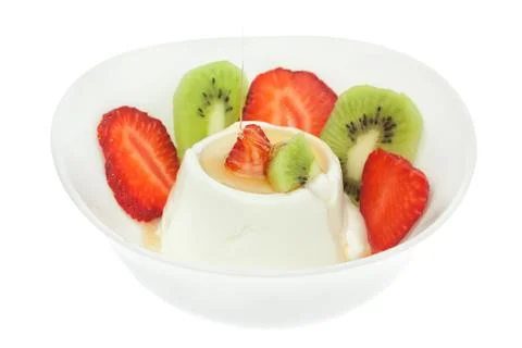 Fruit yogurt Stock Photos