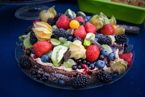 Fruitcake Stock Photos