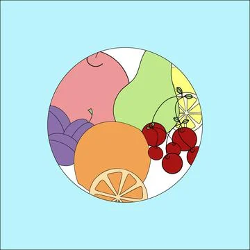 Fruits 3 Иллюстрация