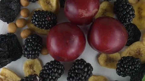 Fruits and berries on the table 動画素材 249266164
