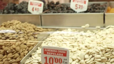 Fruits and Nuts 2 Stock Footage 8857564