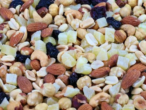 Fruits and nuts 写真素材