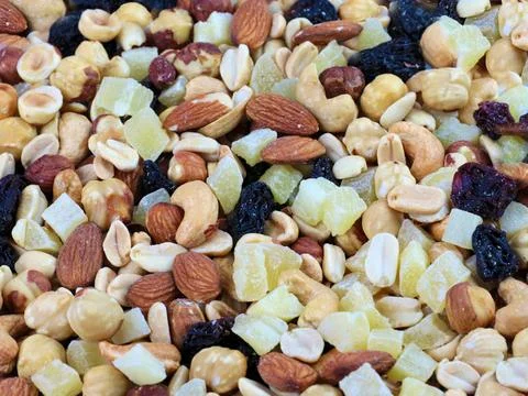 Fruits and nuts 写真素材