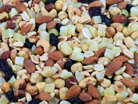 Fruits and nuts 写真素材