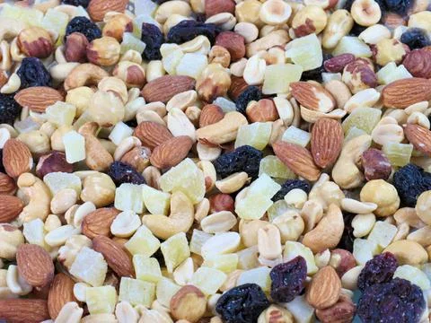 Fruits and nuts 写真素材
