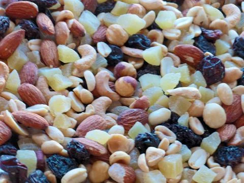Fruits and nuts 写真素材