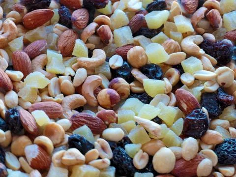 Fruits and nuts 写真素材