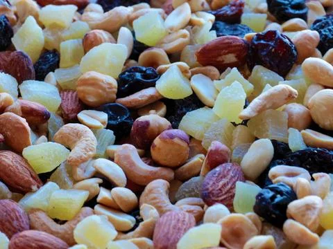 Fruits and nuts 写真素材