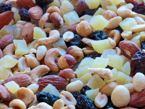 Fruits and nuts 写真素材